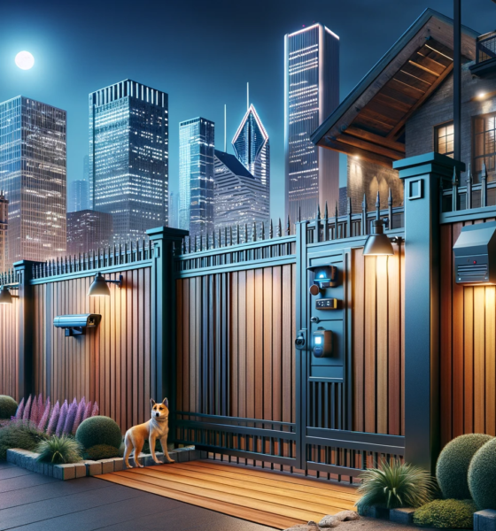 Modern Fence Chicago, Modern Composite Fences, WPC, Modern Fence New Jersey, New York, Texas, Florida, Colorado, USA, High-Security Fence Chicago