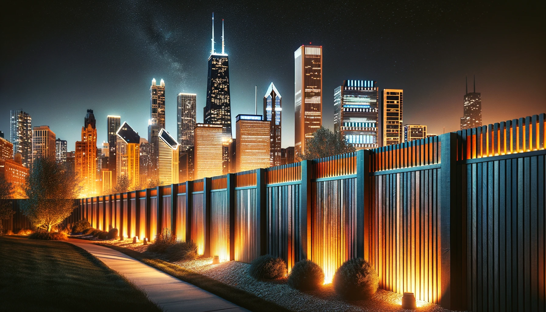 Modern Fence Chicago, Modern Composite Fences, WPC, Modern Fence New Jersey, New York, Texas, Florida, Colorado, USA, High-Security Fence Chicago, WPC Fence Revolution
